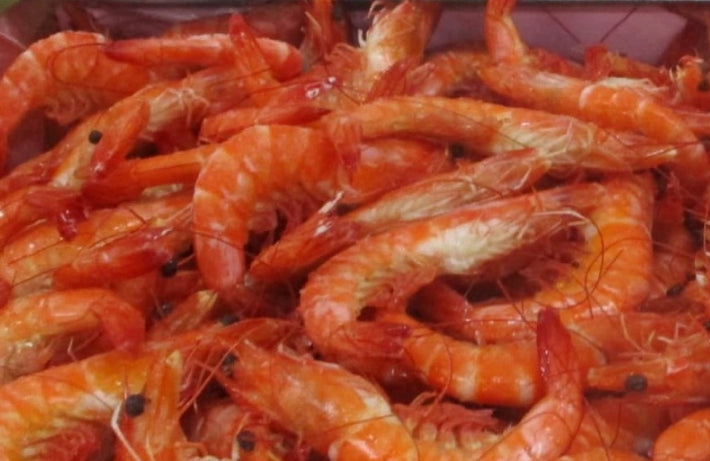 กุ้งขาว-กุ้งกุลาดำต้ม